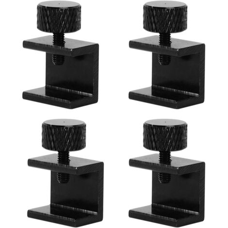 BEBUSINGOTO 4 piezas de clip de cristal ajustable para impresora 3D, compatible con CR10.