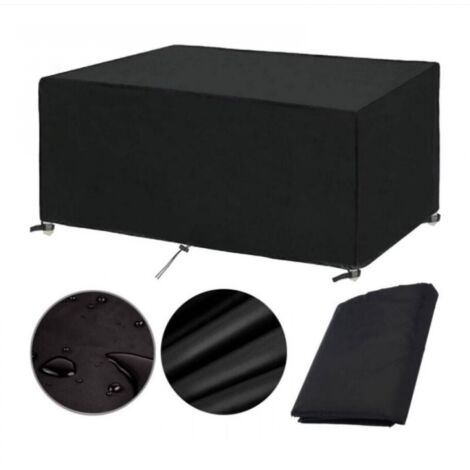BEBUSINGOTO 420D Gartenmöbelabdeckung 200x100x75cm Schutzhülle für Gartentische und Gartenmöbel - Wasserdicht, winddicht, UV-beständig, kältebeständig, Oxford-Gewebe