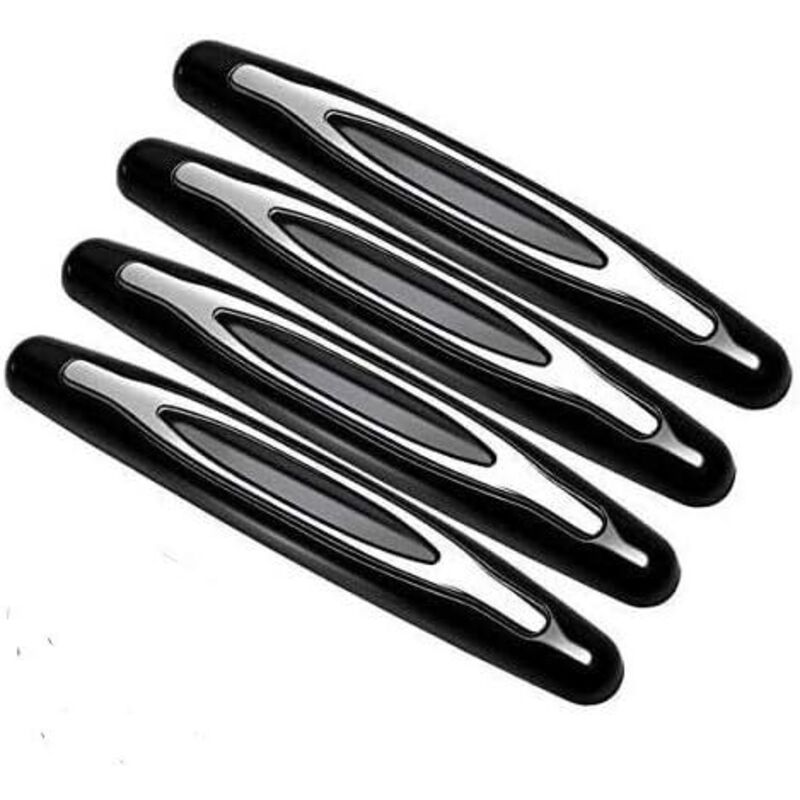 Image of BEBUSINGOTO 4er-Pack Türstoßstangenschutz – passend für alle Fahrzeugtürschutze (schwarz).