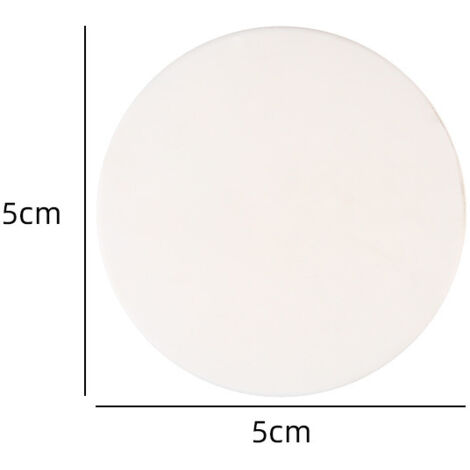 BEBUSINGOTO 5 topes de silicona para puerta, silenciadores, protectores de pared elásticos gruesos (redondos)