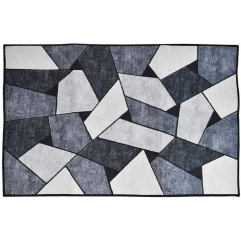 BEBUSINGOTO 50 x 80 cm, rutschfeste Eingangsmatte, maschinenwaschbar, saugfähige und langlebige Fußmatte, Fußmatte für Schlafzimmer, Wohnzimmer, Flur, Küche