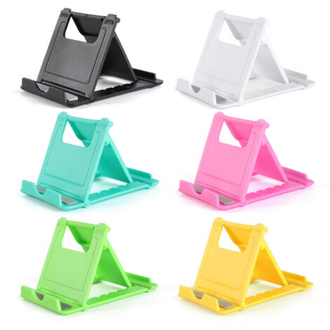 BEBUSINGOTO 6-teiliger verstellbarer Handyhalter, Ellipse, tragbarer verstellbarer Taschen-Telefonhalter, Tablet-Ständer, kompatibel mit iPad Mini Phone X/8/7 Plus/Huawei/Samsung Kindle