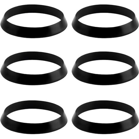 BEBUSINGOTO Abflussstopfen für Küchenspülen, 32 mm, Abflussdichtung, Abflussdichtungsring, Gummischeibe, 6 Stück