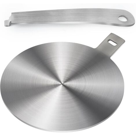 BEBUSINGOTO Adaptador para placa de inducción de 13 cm, para cafeteras moka y utensilios de cocina, mango extraíble