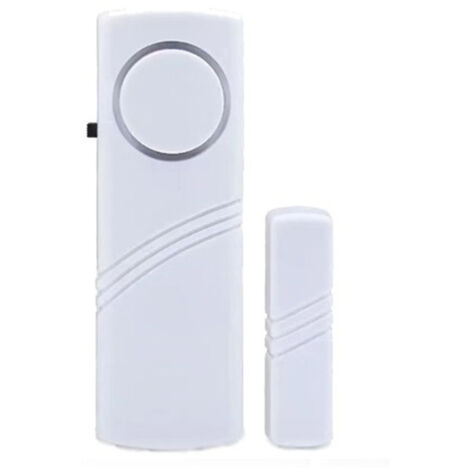 BEBUSINGOTO Alarma para puertas y ventanas - Pack de 4 alarmas inalámbricas antirrobo - Seguridad para el hogar contra robos - Funcionamiento magnético - 100 dB