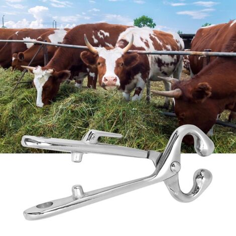 BEBUSINGOTO Alicates de acero al carbono para anilla nasal de vaca, herramienta para extraer clips de ganado vacuno.