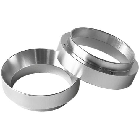 BEBUSINGOTO Anneau Dosage 51mm, Entonnoir Café Magnétique Anneau de Dosage en Aluminium, Compatible With 51mm Portafilter, Entonnoir Expresso Accessoires de Machine à Café Pour Barista, Maison, Café