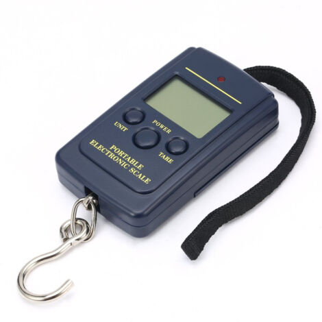 BEBUSINGOTO Balance électronique De Précision Multifonctionnelle 40Kg, Balance Numérique à Suspendre, Balance De Pesée De Bagages, Balance De Pesée LCD Portable