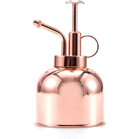 BEBUSINGOTO Blumentopf aus Edelstahl, klassischer Sprüher im Vintage-Stil für den Innenbereich