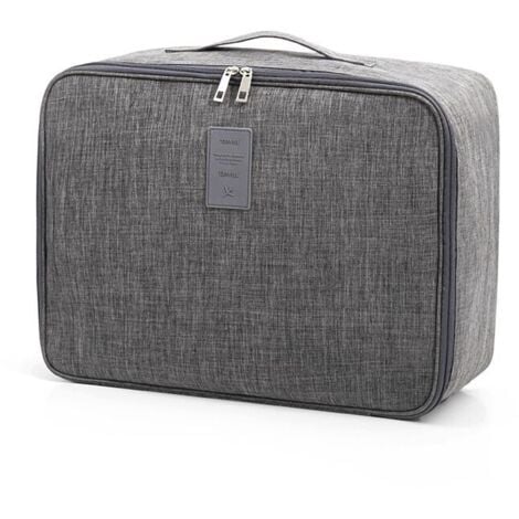 BEBUSINGOTO Bolsa de viaje de gran capacidad con ruedas acoplables, impermeable, ligera, plegable, para hombre y mujer, ideal para deportes, gimnasio, vacaciones, regalo (gris)