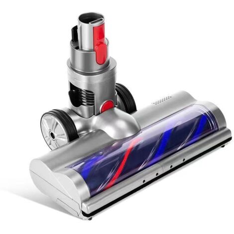 BEBUSINGOTO Brosse Compatible pour Dyson V7 V8 V10 V11 V15, Brosse Turbo de Nettoyage à Entraînement Direct Acessoire avec 4 Lumières LED pour Sols Durs et Parquets-aspirateur dyson