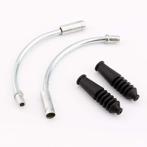 BEBUSINGOTO Câble flexible de nouilles de frein en V de vélo, bottes en caoutchouc de tuyau de guidage de câble pour vélos de route et VTT, paquet de 2