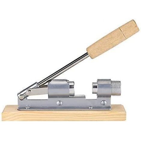 BEBUSINGOTO Cascanueces manual, resistente, mango de madera, herramientas de cocina