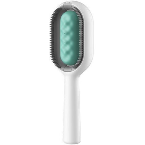 BEBUSINGOTO Cepillo universal para gatos y perros, cepillo de limpieza multifuncional para el cuidado del pelo de mascotas (verde)