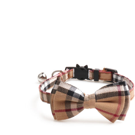 BEBUSINGOTO Collar ajustable con lazo para perro, collar suave con lazo para perros pequeños, medianos y grandes.