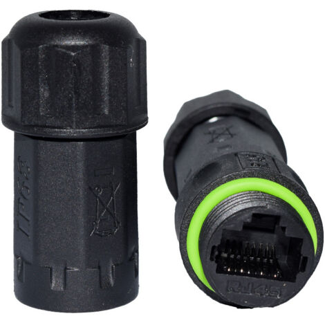 BEBUSINGOTO Conector de acoplamiento USB C, conector IP68 USB tipo C hembra versus conector hembra para montaje en panel, adaptador de extensión de tipo C 3.1 para transferencia de données/carga al e