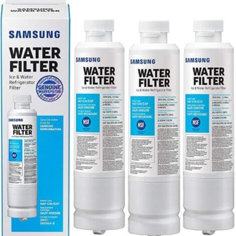 BEBUSINGOTO Confezione da 3 filtri di ricambio per l'acqua del frigorifero Samsung DA29-00020B