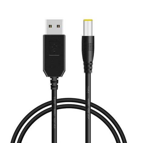 BEBUSINGOTO Convertisseur USB Boost pour câble de connecteur élévateur USB Dc 9v 12v pour Dc 5.5x 2.1mm