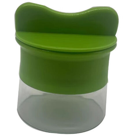 BEBUSINGOTO Coupe-légumes, spiraliseur de légumes, râpe à légumes, spaghettis courgettes machine manuelle, Compact et léger, ABS et Acier inoxydable, Vert, 8x8x9 cm