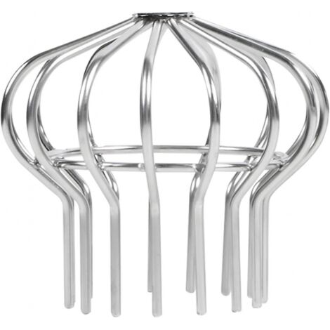 BEBUSINGOTO Couvercle de drain de sol de balcon en acier inoxydable 304, antiblocage, pour tube de 110 mm