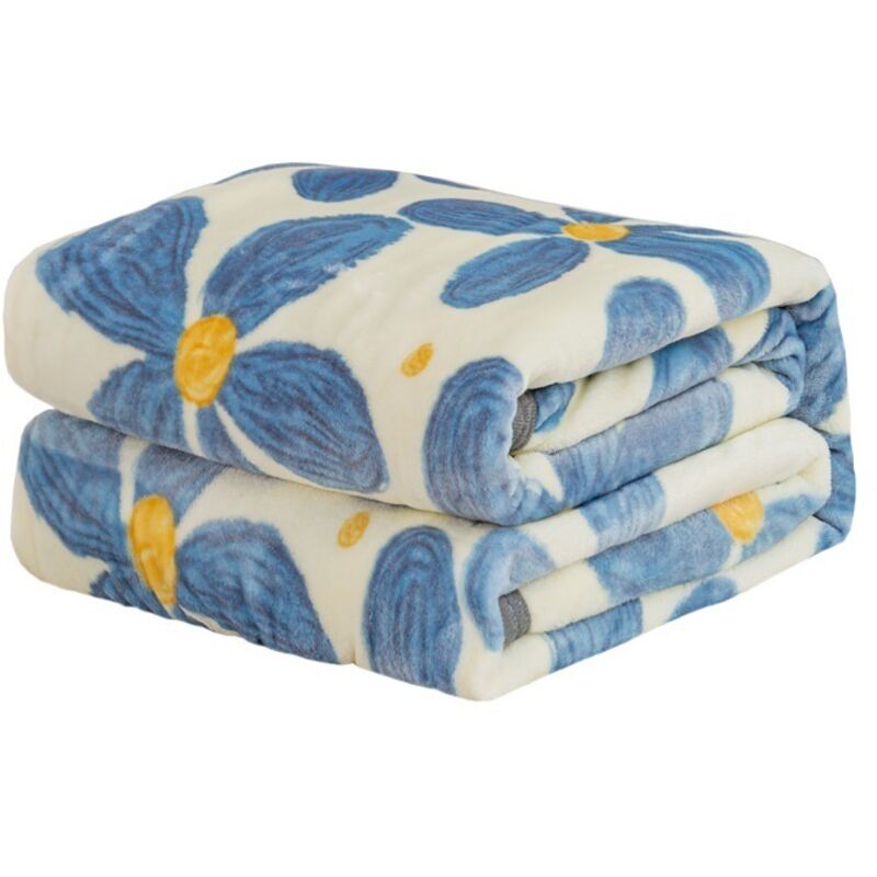 BEBUSINGOTO Couverture polaire légère en flanelle 100 x 120 cm pour canapé, lit, couverture en microfibre super douce et confortable, couverture