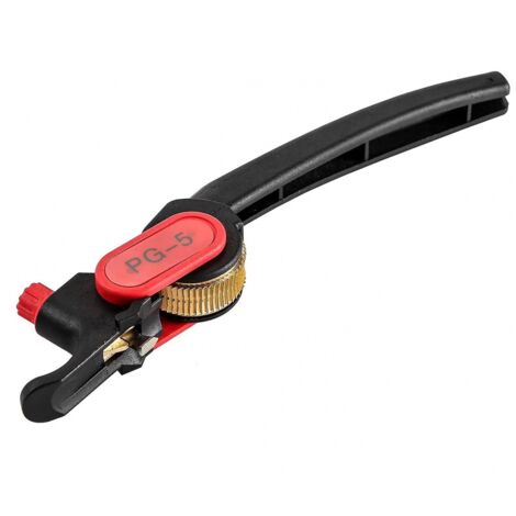 BEBUSINGOTO Dénudeur de roue à cliquet, dénudeur de câble à couteau Pg-5 pour Comm/pvc de 25mm