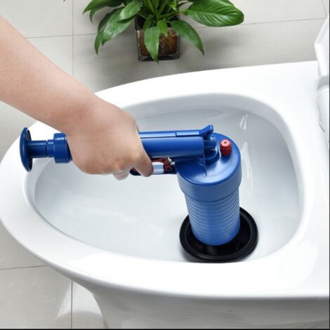 BEBUSINGOTO Desatascador de drenaje de pistón Air Blaster