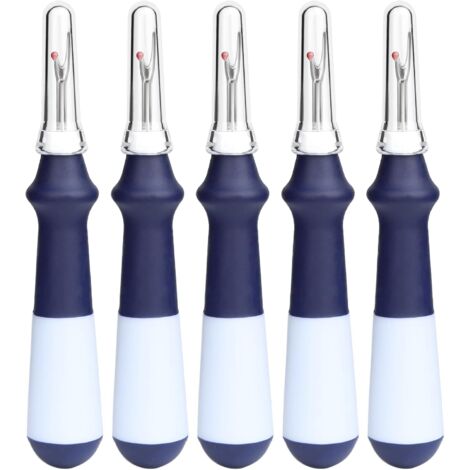 BEBUSINGOTO descosedores con mango ergonómico, grandes y coloridos, para quitar dobladillos y puntadas de bordado.