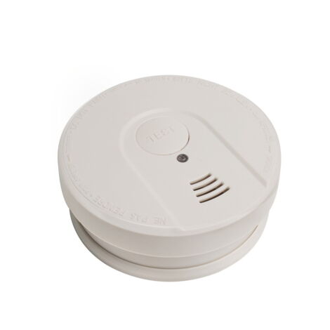 BEBUSINGOTO Détecteur de fumée, alarme câblée avec batterie de secours,