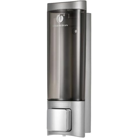 BEBUSINGOTO Dispensador de jabón de pared de 200 ml para baño, inodoro y hotel.