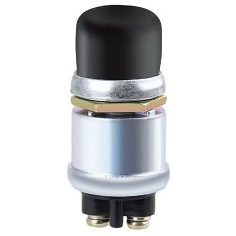 BEBUSINGOTO Druckknopf-Startschalter, robuster 12V-Momentanlasser für LKW, Traktor, Rasenmäher