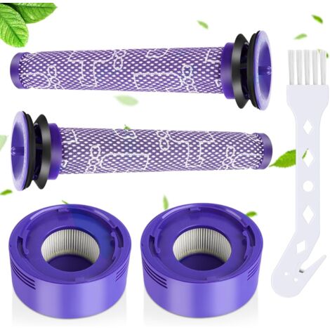 BEBUSINGOTO Dyson Filter, V7 V8 2-teiliges Vorfilterset, Ersatzteile, Staubsaugerzubehör, kompatibel mit Dyson V7 V8