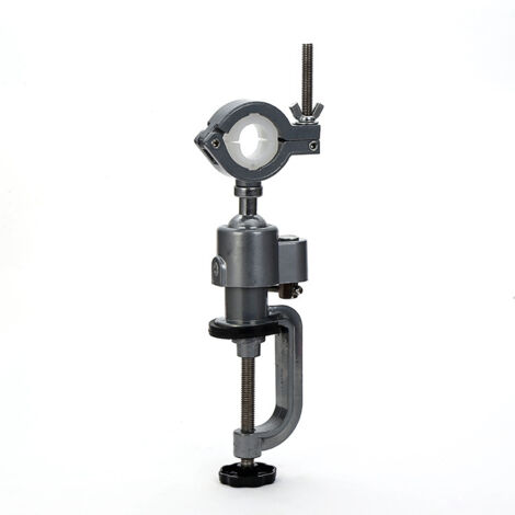 BEBUSINGOTO Elektrischer Bohrständer, 360°-Multifunktions-Reparaturhalter, Klemmschraubstock, Aluminiumlegierung, Drehbohrer, Handwerk, Konstruktionsmodell und Metallarbeiten