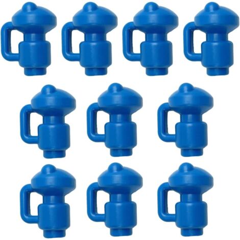 BEBUSINGOTO Embouts de Trampoline, 10PCS Bouchons de Poteau de Trampoline pour Crochet de Filet Bouchons de Poteau de Trampoline Filet de Crochet Boîtier de Trampoline en Forme de G Couverture de Pot