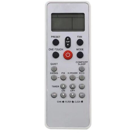 BEBUSINGOTO Ersatzfernbedienung für Toshiba WC-L03SE Universal-Klimaanlage