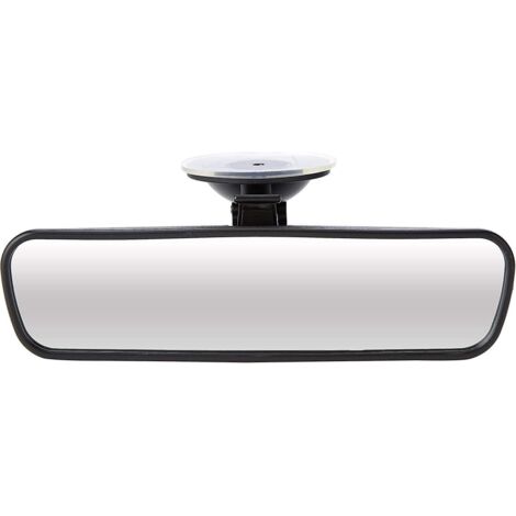 BEBUSINGOTO Espejo retrovisor interior de coche con ventosa 200 x 60 mm