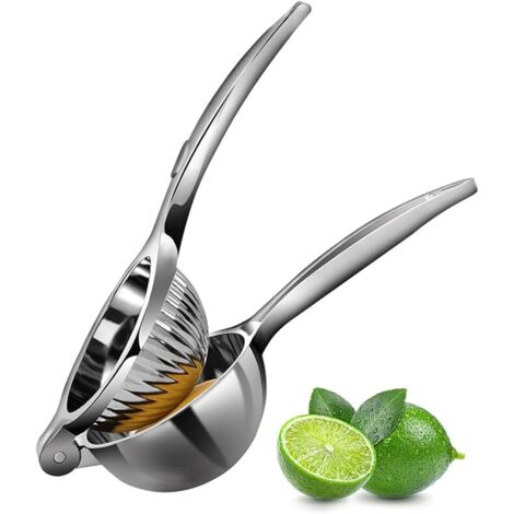 BEBUSINGOTO Exprimidor de limones, exprimidor de cítricos de alta resistencia, exprimidor de limones de aleación de zinc, exprimidor de cítricos manual, exprimidor de cítricos de mano, prensa de frut