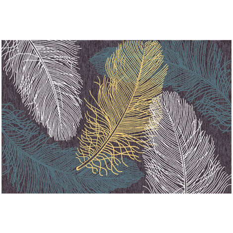 BEBUSINGOTO Felpudo antideslizante, duradero, para entrada de interior, suave, lavable, para exterior, baño, sala de estar, patio, 50 x 80 cm