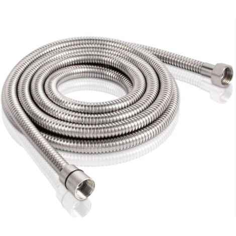 BEBUSINGOTO Flexible de Douche 2m Acier Inoxydable Tuyau de Douche Anti-Torsion et Anti-Pliure G1/2