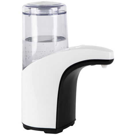 BEBUSINGOTO Flüssigseifenspender, automatischer, berührungsloser Infrarot-Handdesinfektionsmittelspender, 300 ml Fassungsvermögen, Kunststoff, 8 x 19 x 15 cm, weiß