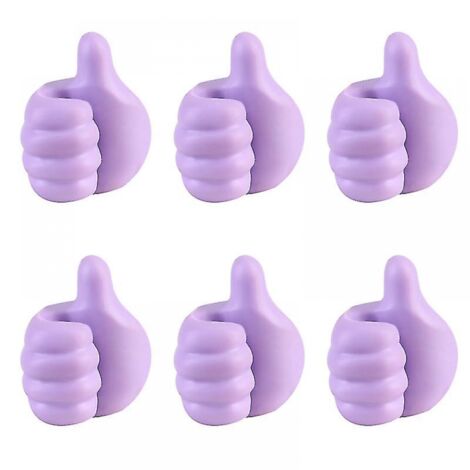 BEBUSINGOTO Ganchos de pared multifuncionales para cobertizos (6 unidades)