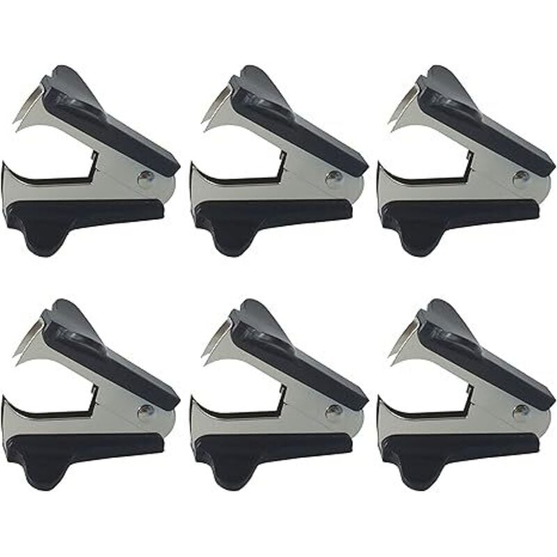 Image of BEBUSINGOTO Heftklammerentferner (6er-Pack) (Schwarz)
