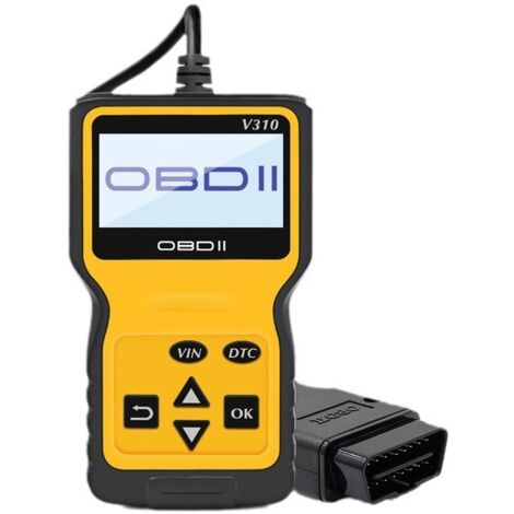 BEBUSINGOTO Herramienta de diagnóstico para automóviles: lector de códigos de falla del motor, lectura y borrado de códigos, escáner de diagnóstico para automóviles