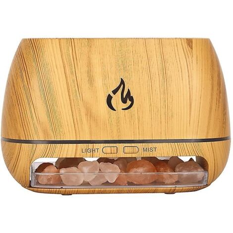 BEBUSINGOTO Humidificadores - Máquina de aroma de llama electrolítica - Humidificador ultrasónico silencioso con apagado automático
