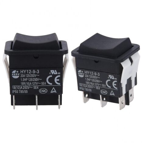 BEBUSINGOTO Hy12-9-3 Einfache Installation Boot ABS Industrielle Push Button On Off Wippschalter Bogen
