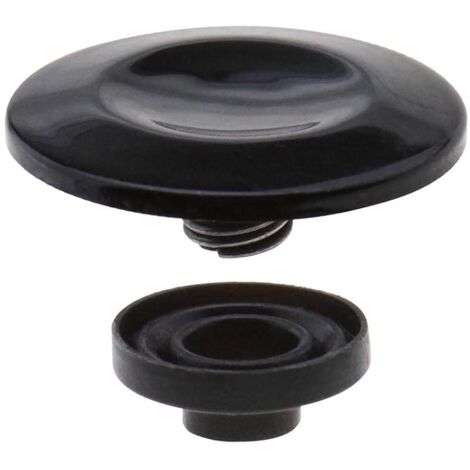 BEBUSINGOTO Joystick 8K0998068A Cubierta de botón con anillo de sellado Compatible con A4 A5 A6 A8 Q5 Q7 Plástico Negro/Claro