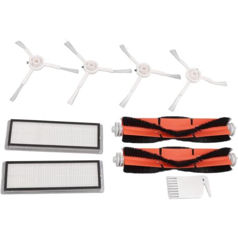 BEBUSINGOTO Kit de cepillo para mopa, filtro de cepillo, peine plano, blanco, para Xiaomi 1C Dreame F9, repuesto para mopa robot Mi 1T