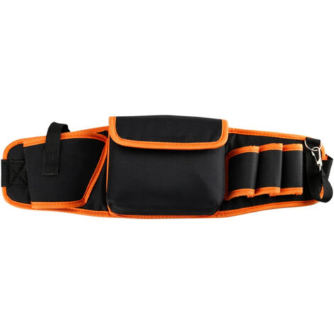 BEBUSINGOTO Kit de herramientas multifuncional para electricistas, bolsa para cinturón con taladro eléctrico engrosada, bolsa para herramientas de técnico electricista