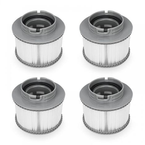 BEBUSINGOTO Lafiucy Ersatzfilter für Mspa Fd2089, Filterkartuschenpumpe für Schwimmbäder, Spas und Whirlpools, 4 Stück