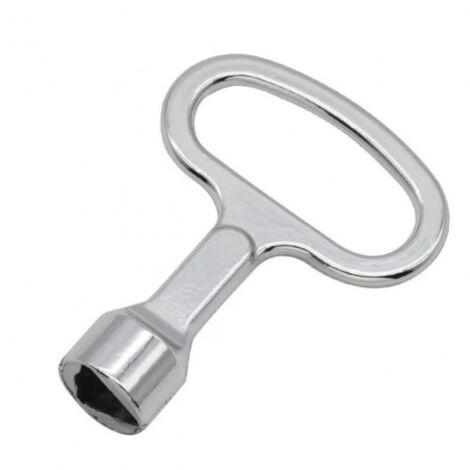 BEBUSINGOTO Llave triangular para cubo de basura, llave triangular de metal para medidores de gas, ascensores, armarios eléctricos y cajas.